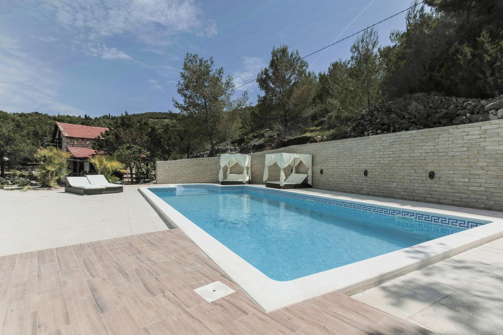 Villa Mendes Zastražišće Buitenkant foto